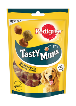 Pedigree Tasty Minis Adult Chicken And Duck Flavour 130g